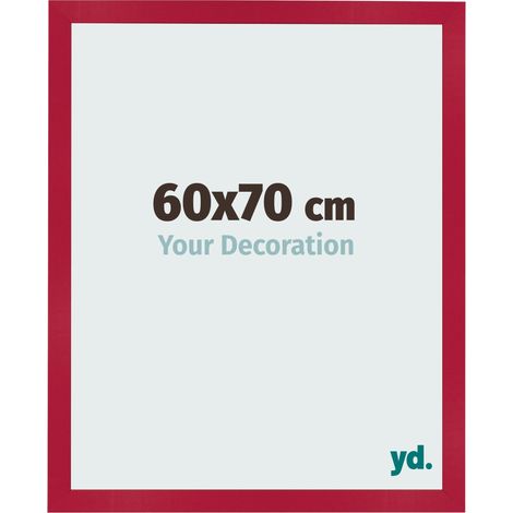 yd. - Cadre photo 60x70 - Rouge - MDF - Bologna (1/5)