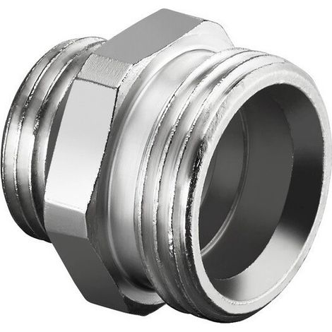 Raccordo a innesto OV R 1/2Z AGxG 3/4Z AG, nichelato MS