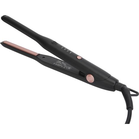 Lisseur/boucleur pour cheveux courts et étroits pour hommes, 4 vitesses de contrôle de température, fer à lisser électrique 110-240 V, prise UE (1/5)