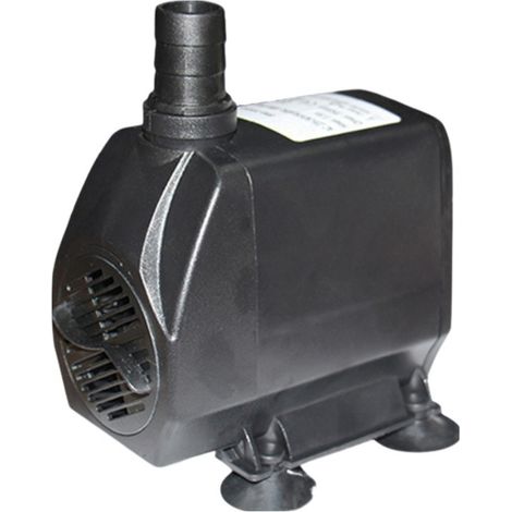 Mini-Tauchpumpe, Durchfluss einstellbar, max. 2500 l/h, 2,5 m Förderhöhe, tragbare elektrische Pumpe mit 2 m Kabel und Saugnapf für Aquarien, Teiche und Tränken für Haustiere