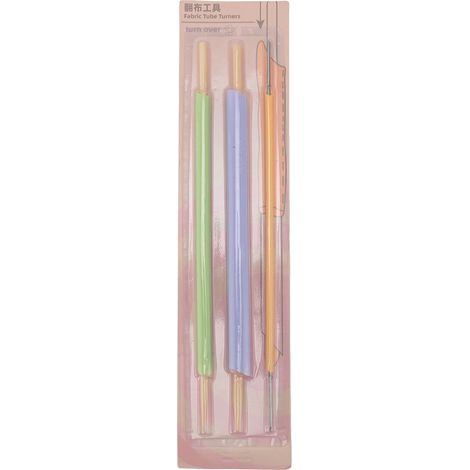 Set Giratubi 3 Pezzi – Bambù e Acciaio Inox, Lunghezza 25 cm – Design Elegante per Cucito e Fai da Te (1/5)