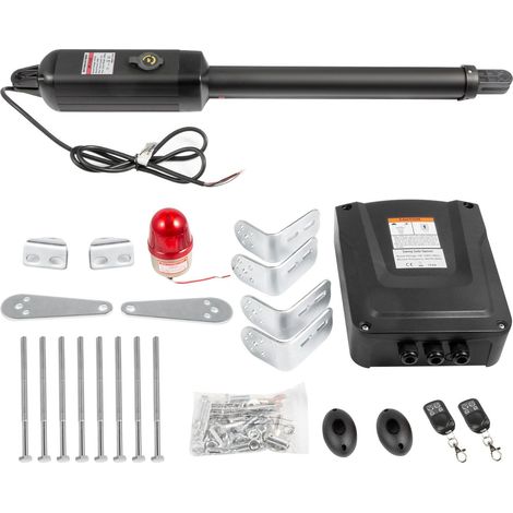 Ouvre-porte automatique électrique, 380 kg, battant simple, 5,5 m, 16 mm/s, 80 W, télécommande, pour garage à chaîne. (1/5)