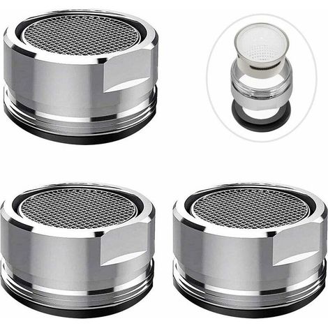3Pcs M24 Aerator, Male Thread Insert Faucet Filter Aerator for Faucets with Stainless Steel and ABS Filters thsinde (1/5)