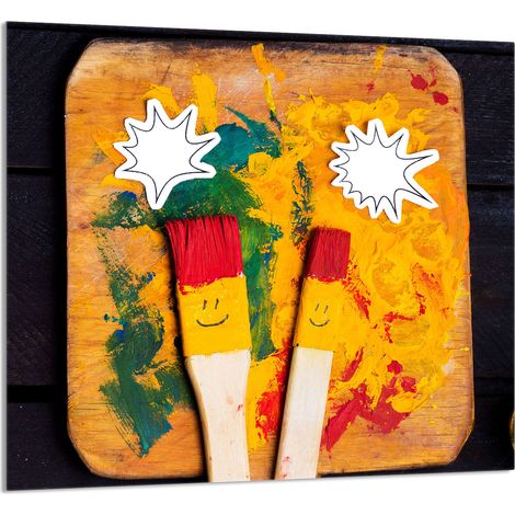 PANNELLO IN VETRO PER CUCINA 65x60 Smile (1/5)