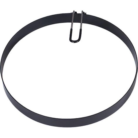 Moule à œufs rond en acier inoxydable avec poignée en silicone, idéal pour les omelettes, les hamburgers, les crêpes et autres préparations pour le petit-déjeuner. Jikaix