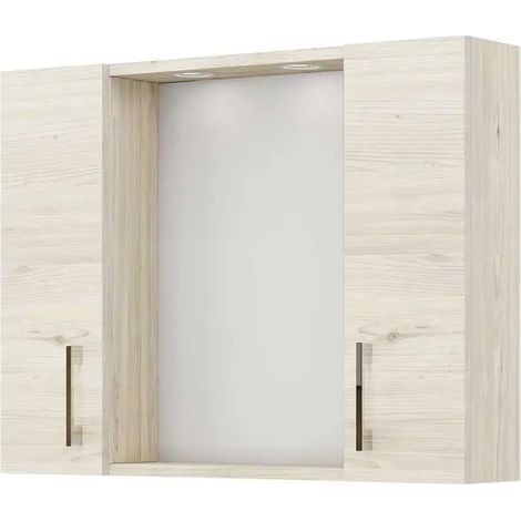 Specchiera 2 Ante Rovere Ghiaccio