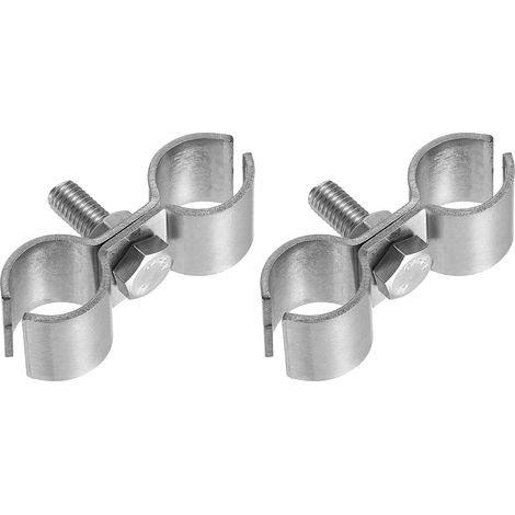 2pcs Attaches De Clôture À Chaînes 25/32" En Acier Inoxydable (1/5)