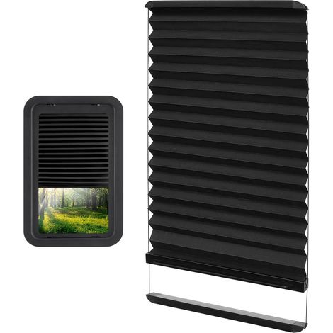 Pare-soleil fin pour portes d'entrée préparées Lippert/porte Lippert prête à l'ombre, stores de fenêtre de camping-car de 30,5 x 53,3 cm pour caravanes de voyage avec protection solaire, protection de (1/5)