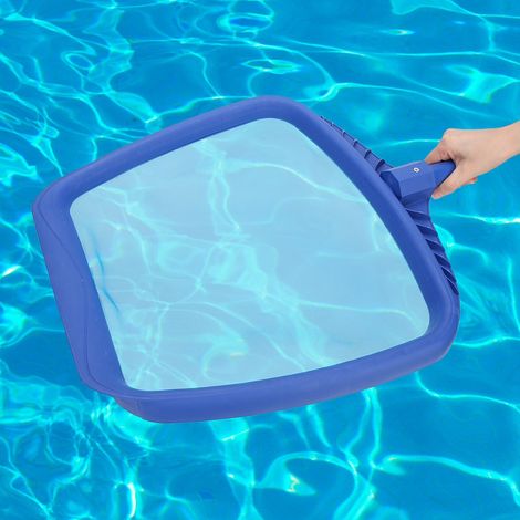 Épuisette de piscine robuste avec cadre en plastique, filet de nettoyage pour piscine, accessoires et fournitures de piscine (1/5)