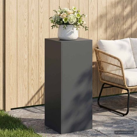 vidaXL Soporte de plantas Gris antracita 40 x 40 x 100 cm (1/5)