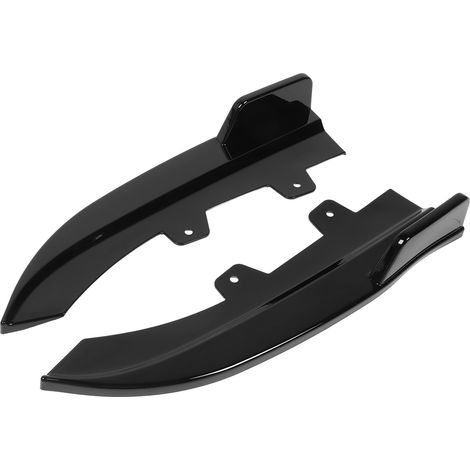 Kit carrosserie comprenant un diffuseur latéral de pare-chocs arrière, des extensions de jupe et un aileron noir brillant pour BMW Série 4 G22 G23 M Sport (1/5)
