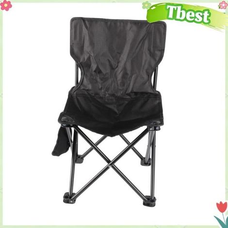 Tbest Chaise pliante d'extérieur Chaises Pliables, Tissu Oxford en Métal Léger, Coussin de Siège de Dossier sport tabouret (1/5)