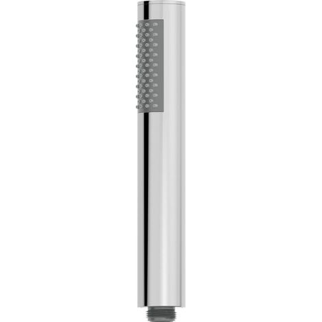 Bathroom Round Pencil Shower Handset Head Chrome Handheld Modern (1/2)
