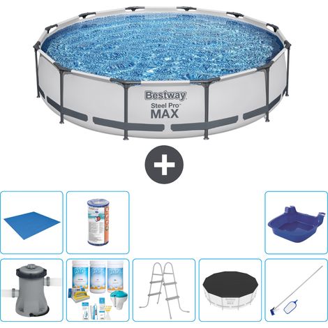 Bestway Bestway Steel Pro MAX Ronde - 366x76 cm - 9-pièces S21687 (1/5)