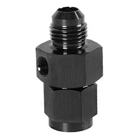 AN4 AN6 AN8 AN10 AN12 1/8 NPT-Drehadapter für Manometer- und Sensoranschluss, schwarz AN4 auf NPT18 – Gewindeanschluss für Manometer und Sensor