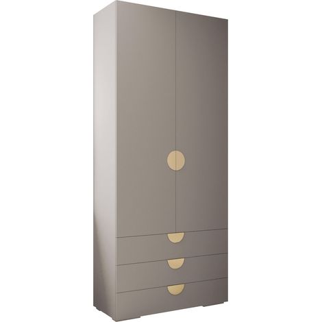 Armario Hartford 565, Cachemira, 237x100x47cm, Puertas de armario: Con bisagras, Número de estantes: 0