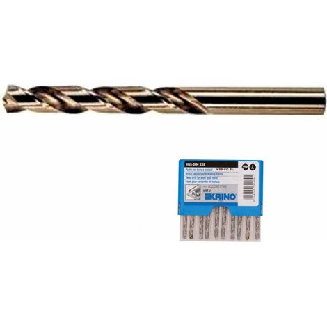 10 x PUNTA HSS AL COBALTO 5 HIGH QUALITY  4,5 MM