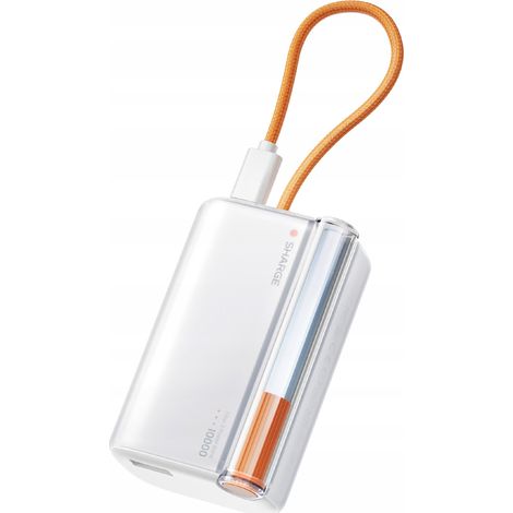 Batterie externe Flow 3, 10 000 mAh, 36 Wh, USB-C, charge rapide, blanche (1/5)