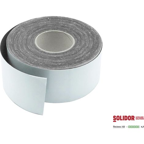 Bande d'étanchéité auto-collante 80mm x 20m – Mousse EPDM pour lambourdes – Protection contre la pourriture du bois (1/4)