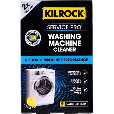 Kilrock Washing Machine Descaler & Cleaner Pack of 2 - 75G