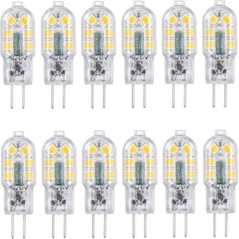 Ampoules LED Tomshine G4 (paquet de 12, lumière blanc chaud)-AquaForge (1/5)