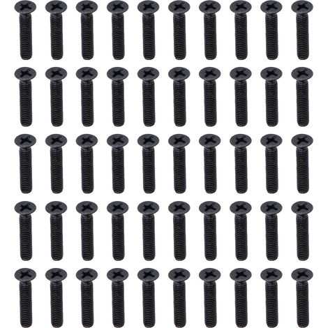 50 vis à tête fraisée cruciforme plate M4 A2-70 pour réparation et maintenance M4x20