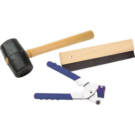 Kit pose carreaux : maillet, pince, raclette - MEJIX (1/2)