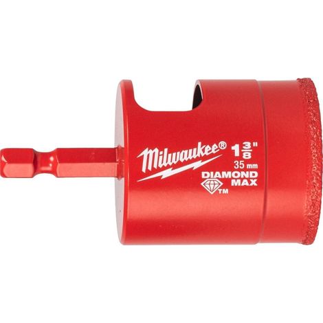 Milwaukee Diamond Crown Hex broca de diamante 35 mm