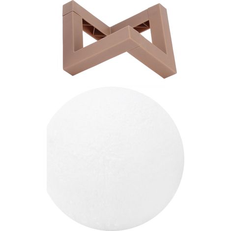 Lampe lune LED 8 couleurs avec télécommande 20 touches, veilleuse à induction sonore, cadeau original (1/5)