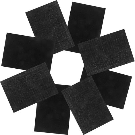 Bandes Auto-agrippantes Adhésives Faciles à Nettoyer et Résistantes 12 Paires en Nylon et Polyester Noires pour Fixation Rideaux et Tapis Maison (1/5)