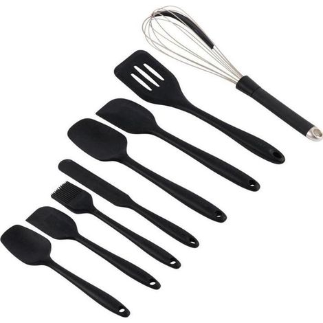 Juego de 8 utensilios de silicona para hornear Salter BW128381EU7 (1/5)