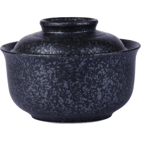 Bol à ramen, ensemble de bols à ramen en céramique avec couvercle, bols à soupe de 800 ml, Pho, bol à ramen japonais vintage en céramique pour céréales, soupe, vaisselle asiatique, compatible micro-on (1/5)