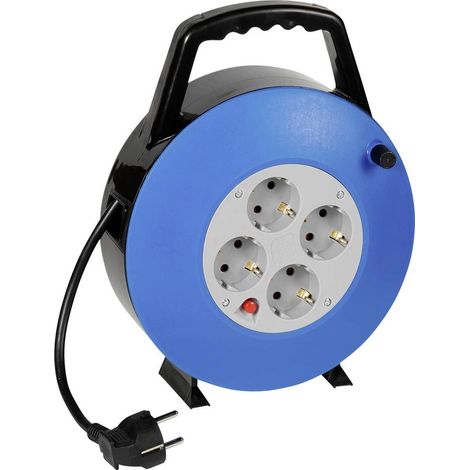 Vivanco VVELBOB10MT Avvolgicavo 10 m Nero (1/2)