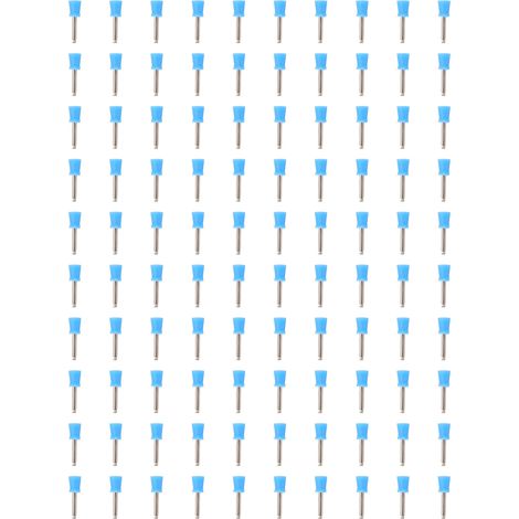 100 pièces Cups de Polissage Dentaire Professionnel en Silicone pour Cabinet Dentaire - Bleu (1/5)