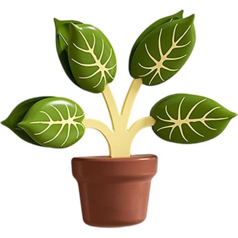 Aimants pour Réfrigérateur Décoration Murale Aimantée en Pot Aimants en Pot et Pince à Sac Pour Tableau Noir Salle de Classe Cuisine Bureau (1/5)