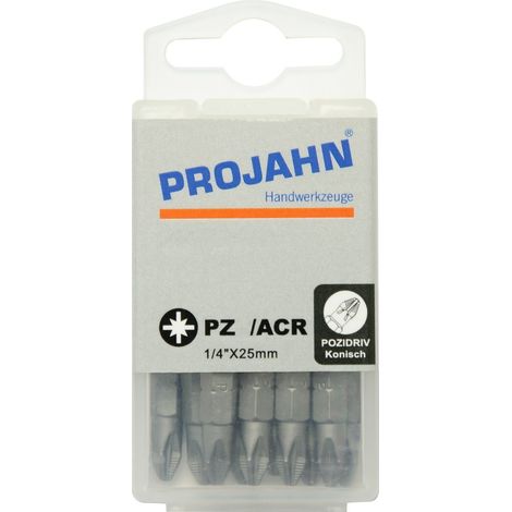 Projahn 1/4 ACR Bit L25 mm Pozidriv Nr. 2 10er Pack (1/3)