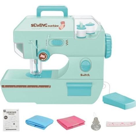 Machine à coudre électrique, jouet, petits appareils pour enfants, maison de jeu, couture, jouet pour filles, bricolage (1/4)