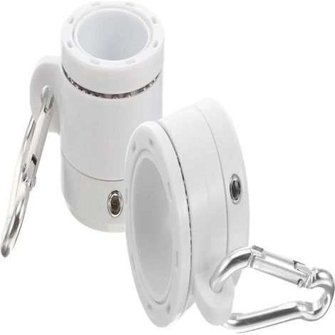 Anneau De Rotation En Aluminium Pour Mât À Drapeau - Anti-enroulement - Diamètre 25,4 Mm - Compatible Avec Accessoires De Mât À Drapeau - Par 2 (1/5)