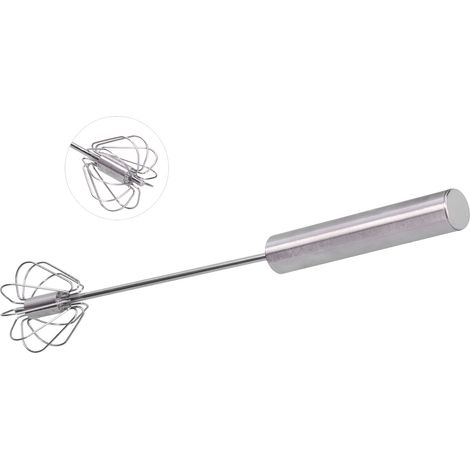 35 cm langer, halbautomatischer Eierquirl aus Edelstahl für den Haushalt – Küchenhelfer (1/5)