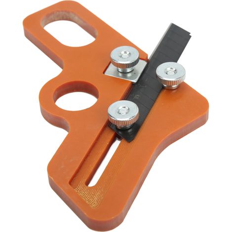 Outil manuel de placage de chants de 8 mm pour le travail du bois, pour panneaux sans peinture, couteau de raclage et de découpe de chants en PVC épais, modèle à usage unique. (1/5)