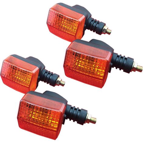 clignotants pour moto et scooter, pièces de signalisation, feu clignotant ambre pour Honda 125 CBT ()