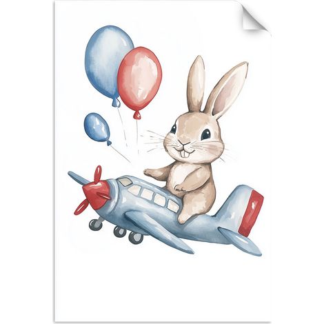 Selbstklebendes Poster – Wandsticker Moderne Abstraktion 30x45 cm