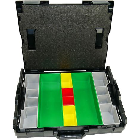 BS Systems L-Boxx 102 schwarz inkl. Inset-Box-Set 8tlg. (1/3)