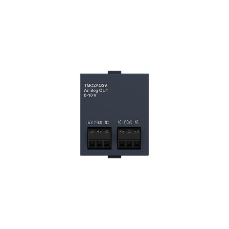 Modicon M221, cartouche 2 sorties analogiques, tension 0-10V  - TMC2AQ2V