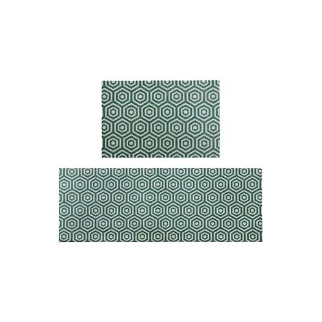 Mega Machine Washable Doormat and Runner, Geo Hex (1/4)