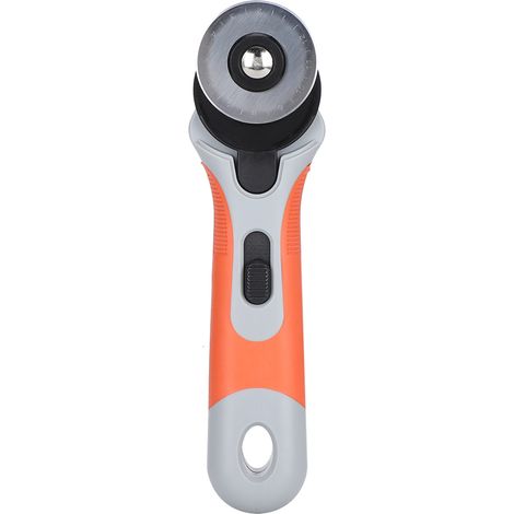 Rotary Knives Manual Cut Round Orange Gray Hob for Sewing Clipping Handicraft Project (1/5)