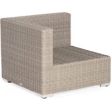 Eckmodul Residence Alu/PE-Kunststoffgefl echt stone-grey SonnenPartner