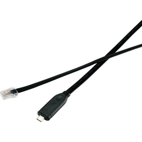 Online Store USB-C®, RJ45 Câble adaptateur [1x USB-C® mâle - 1x RJ45 mâle 8P8C] 1.80 m noir Q606872 (1/4)
