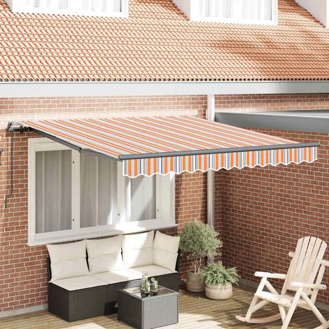 vidaXL Auvent rétractable Multicolore 300 x 250 cm (1/5)