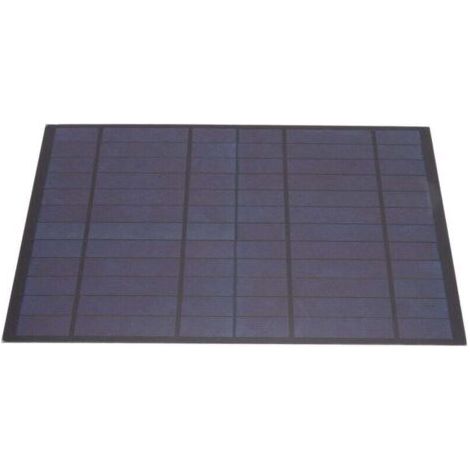 Panneau Solaire 6V 10W Polycristallin Chargeur Portable pour Camping Randonnée Alpinisme